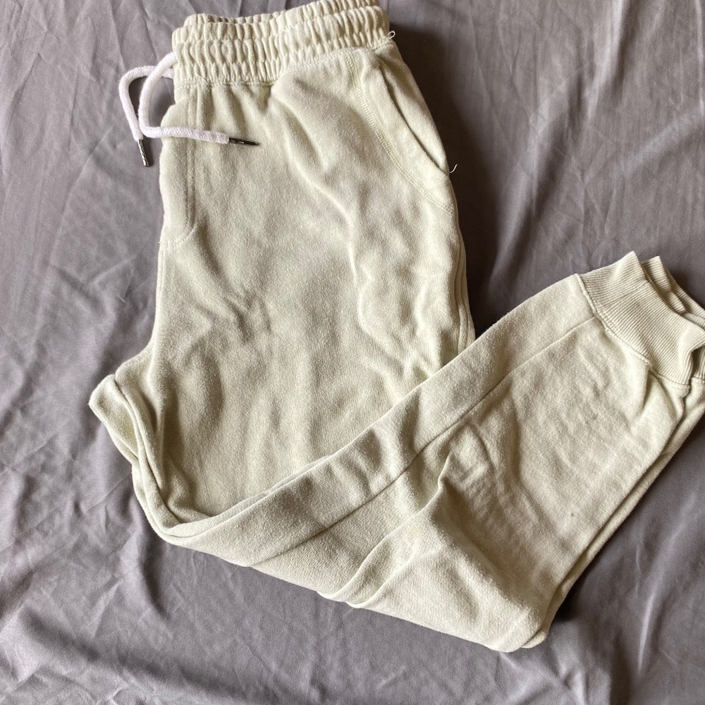 Light green sweat pants